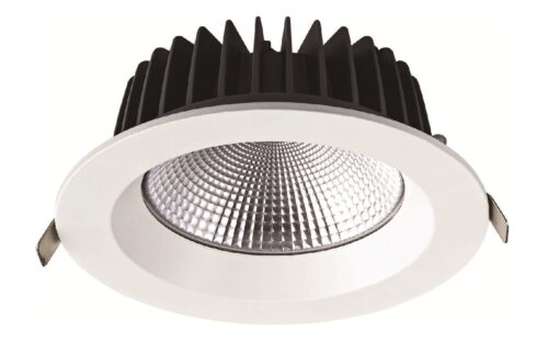 КОРПУС TD06K30C max. 30W d=190 h=70 90гр. IP44 - даунлайт для COB без блока и диода