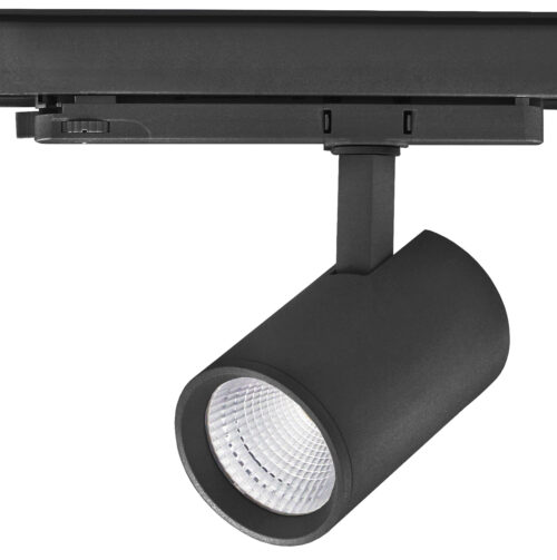 КОРПУС GD19C20B-BL max. 20W d=75 h=120 60гр. трековый черный светильник без блока и диода