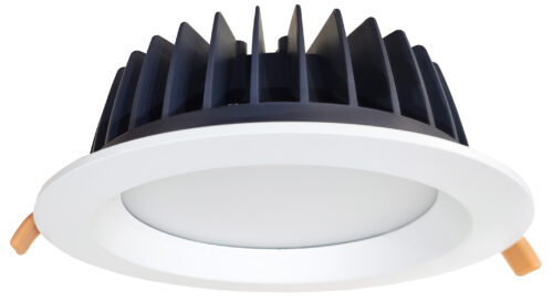 КОРПУС TD08K40S SMD  max. 40W 3000K CRI90 d=230 h=77 120гр. IP44 - даунлайт без блока питания
