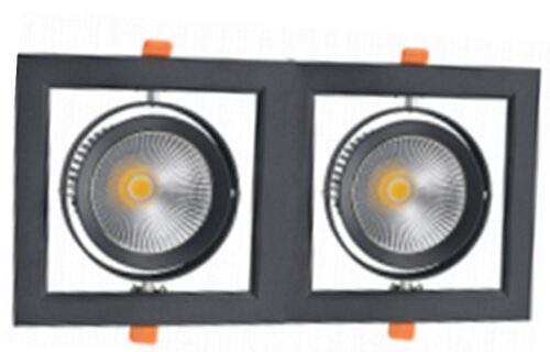 КОРПУС RS-2108C-2 max. 2x35W 355x185mm 60гр. карданный белый светильник без блока и диода