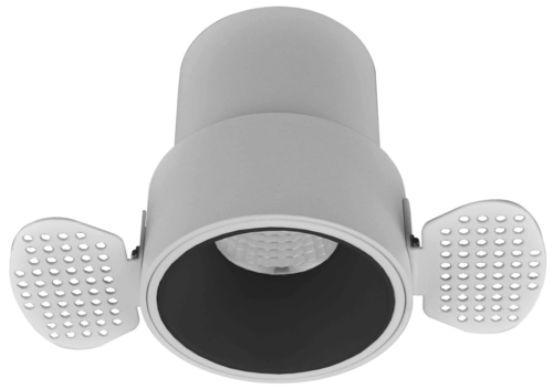 КОРПУС TD04L15C max. 15W d=78 h=95 38гр black - даунлайт для COB без блока и диода